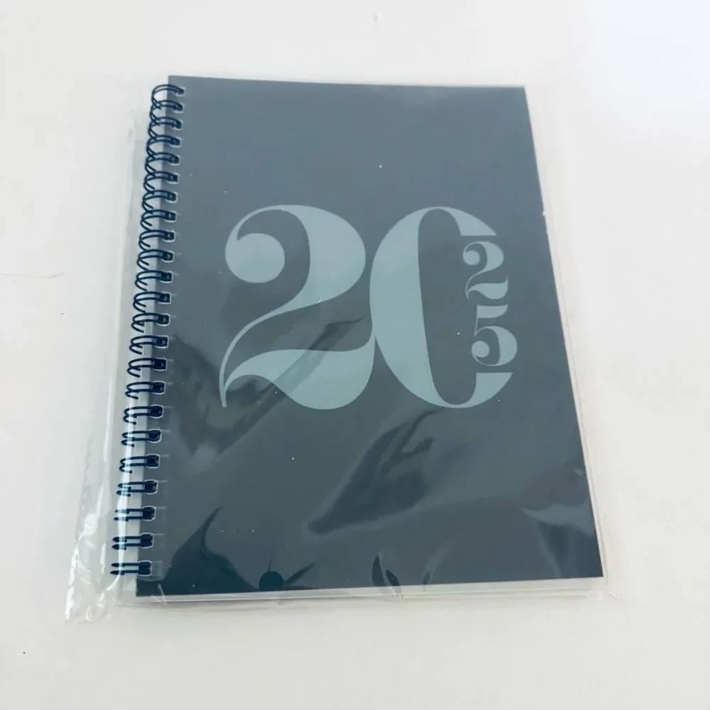 2025 Weekly Planner Annual & Monthly Planner Flexible Cover, Note  Pages, Blue
